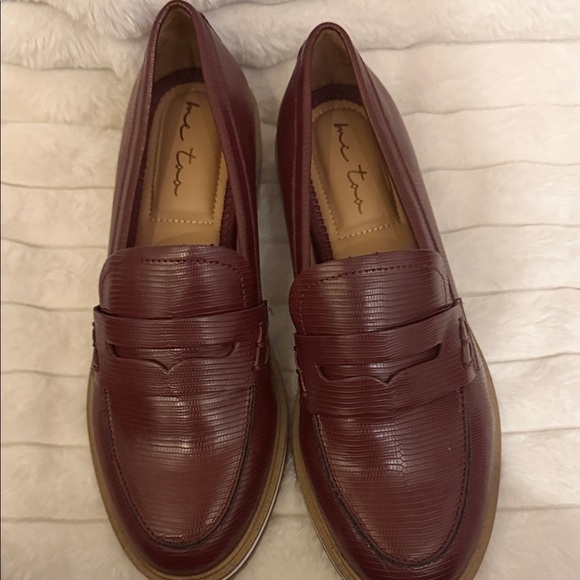 me too Shoes - Me Too Burgundy Loafers